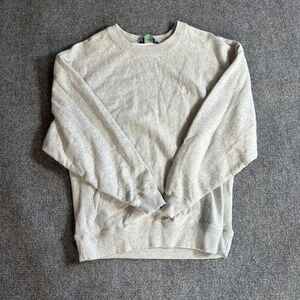 Chubbies Sweatshirt Mens Small Gray Fleece Crewneck Pockets Logo Embroidered